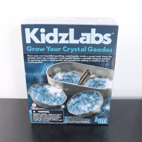 2pc Bundle Lot KidzLabs Geode Art & Science of Crystal Growing Experimental Kits - Picture 2 of 9